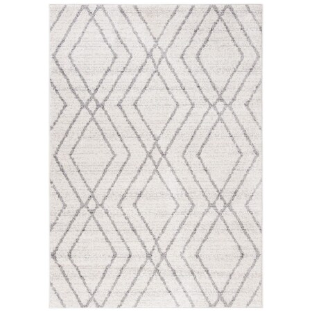 Safavieh 8 x 10 ft. Adirondack Power Loomed Rectangle Rug, Ivory & Grey - 0.43 in. ADR162A-8